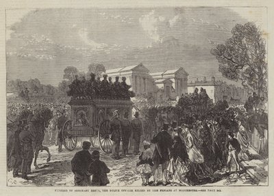 Funeral of the Sergeant Brett, the Police Officer killed by the Fenians at Manchester by Sir John Charles Robinson